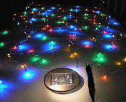 Solar-Powered Christmas Lights